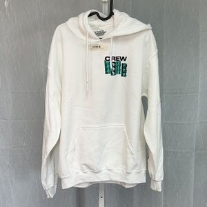 Australian Music Band 5SOS Crew White Graphic Hoodie